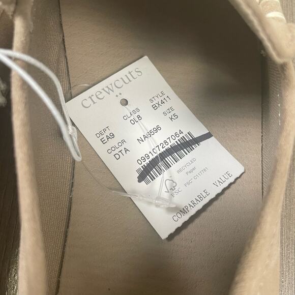 J Crew Sueded Slip On Casual Loafers US Boy's 5 New - Picture 7 of 9